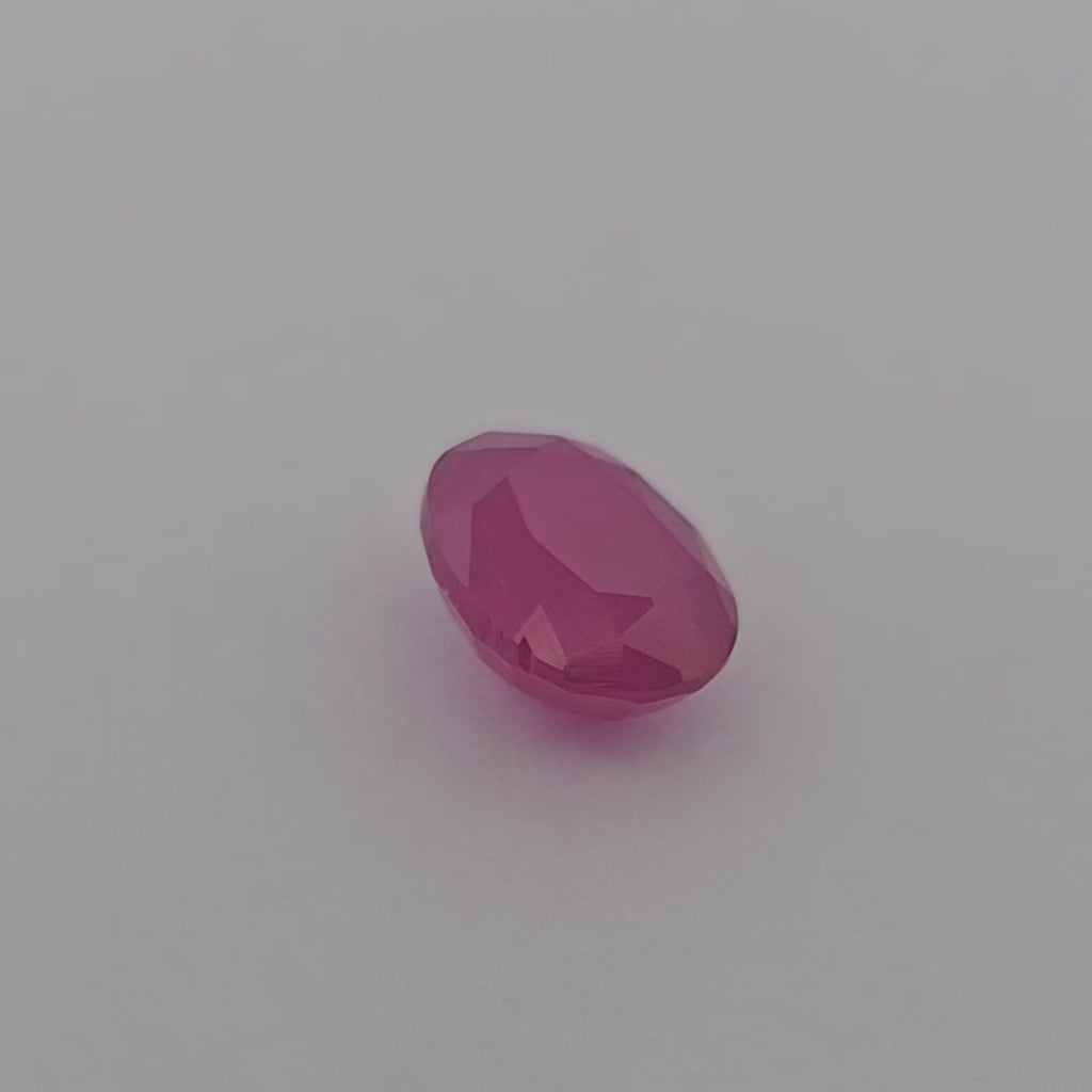 Natural  Ruby Manik Stone 2.49 Carats Oval Cut 