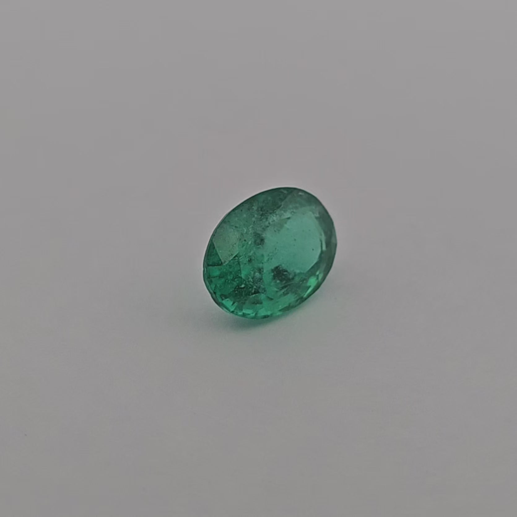 Natural Zambian Emerald Stone 1.86 Carats Oval Cut 9.4 x 6.9 mm