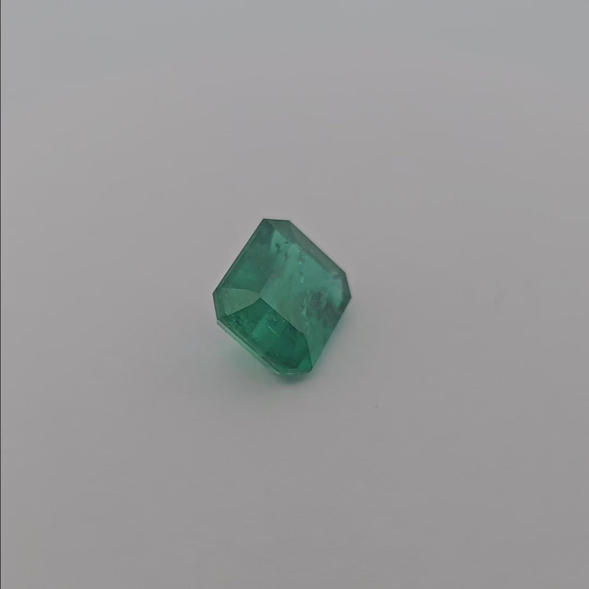 Natural Zambian Emerald Stone 6.19 Carats Emerald Cut 11.89 x 10.00 x 6.44 mm