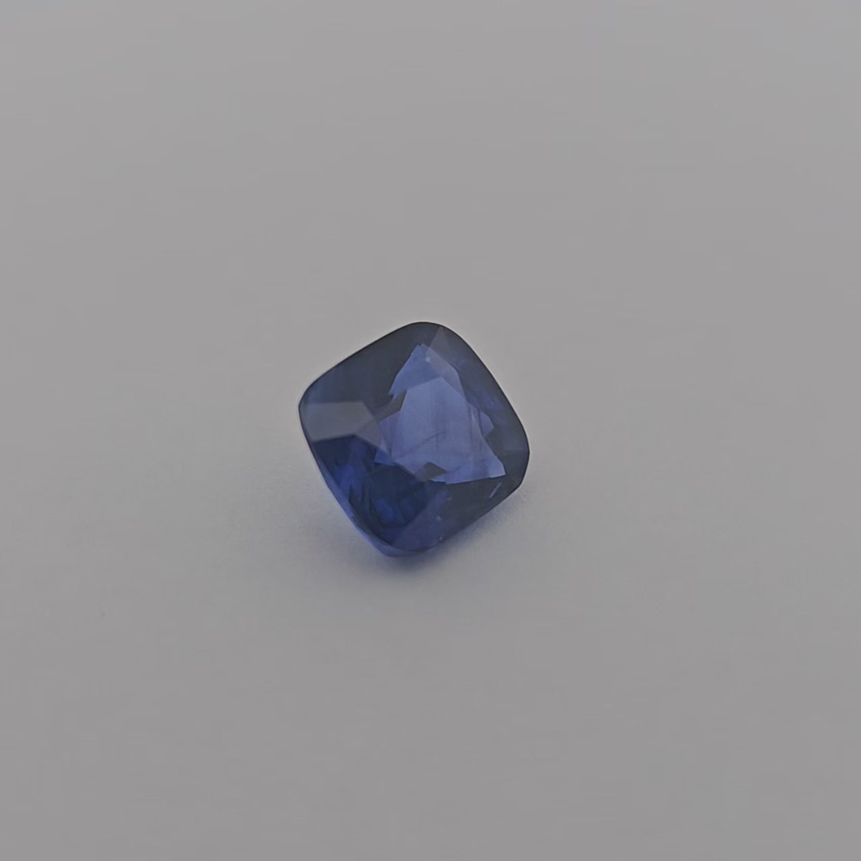 Natural Blue Sapphire Stone 4.02 Carats Cushion Shape