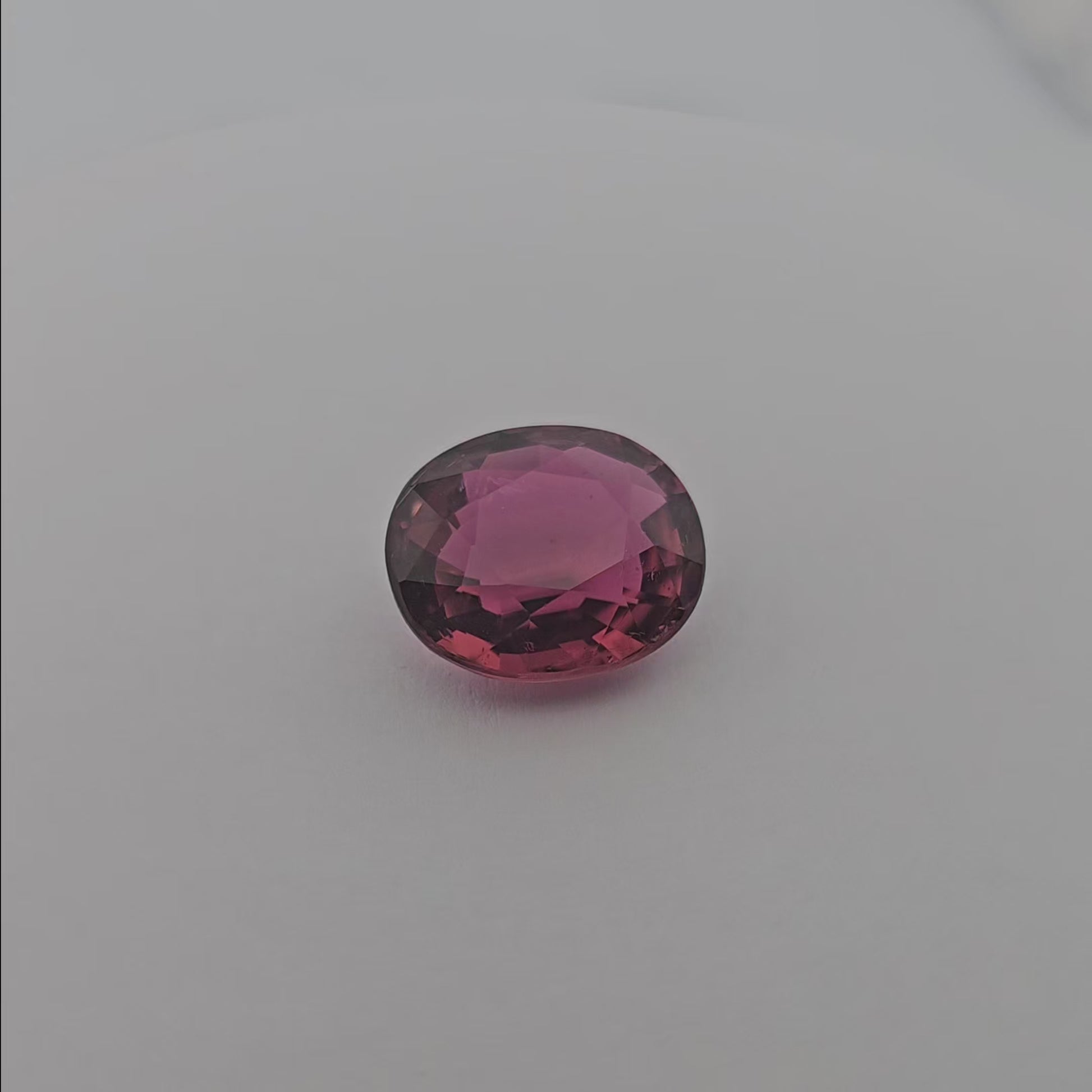 loose Natural Pink Tourmaline Stone 8.36 Carats Oval Shape (14 x 12  mm)