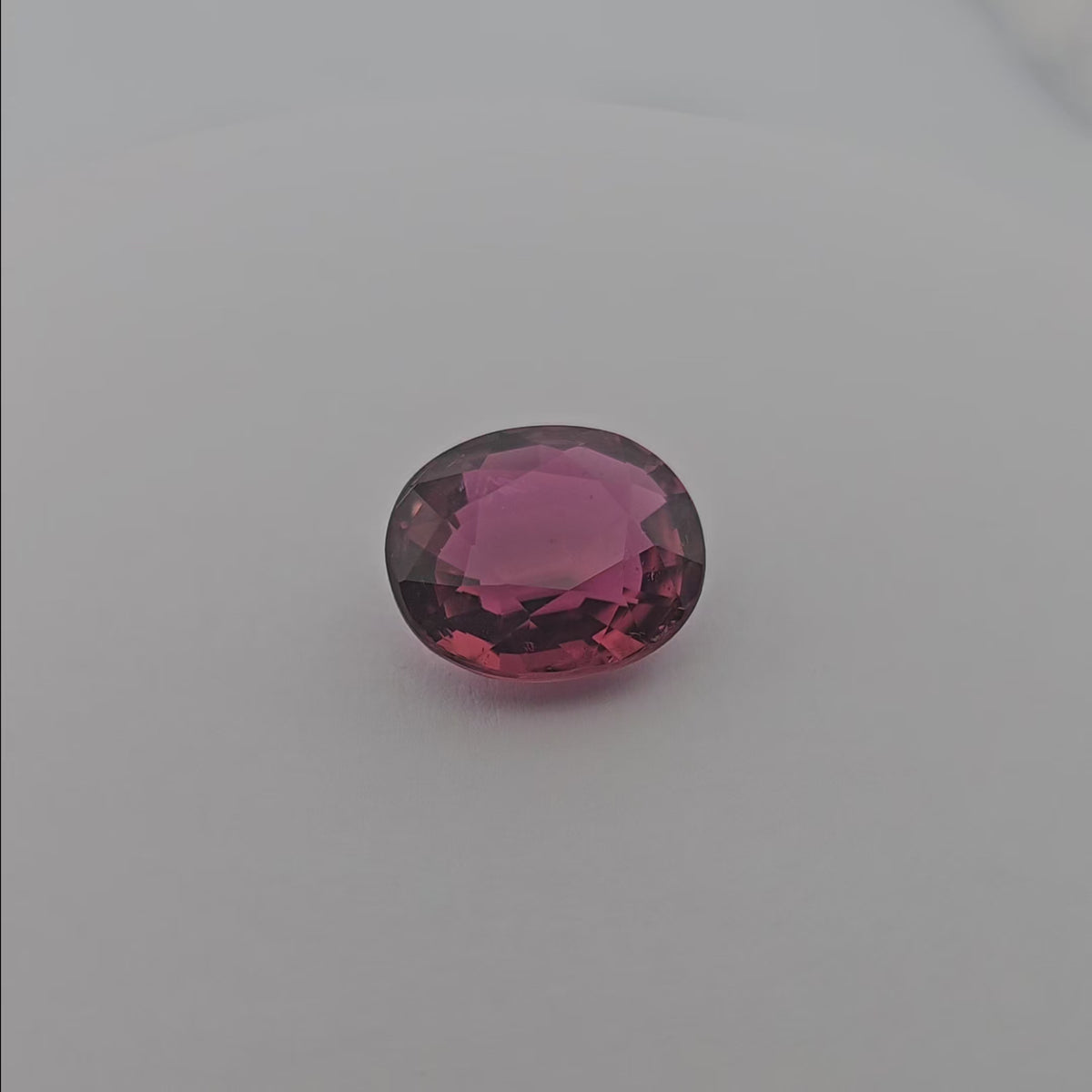 loose Natural Pink Tourmaline Stone 8.36 Carats Oval Shape (14 x 12  mm)