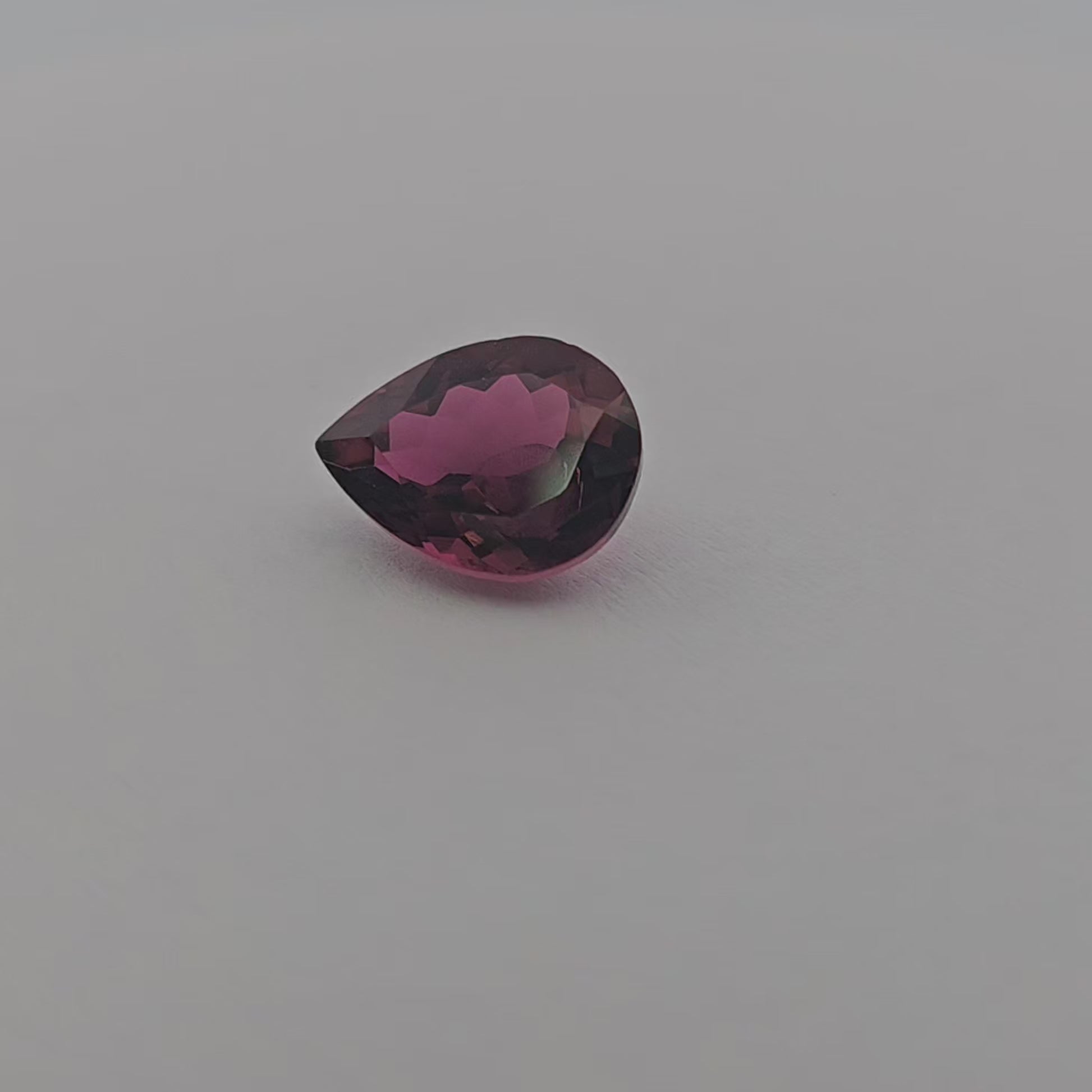 loose Natural Pink Tourmaline Stone 2.57 Carats Pear Cut (10.4 x 7.9  mm)