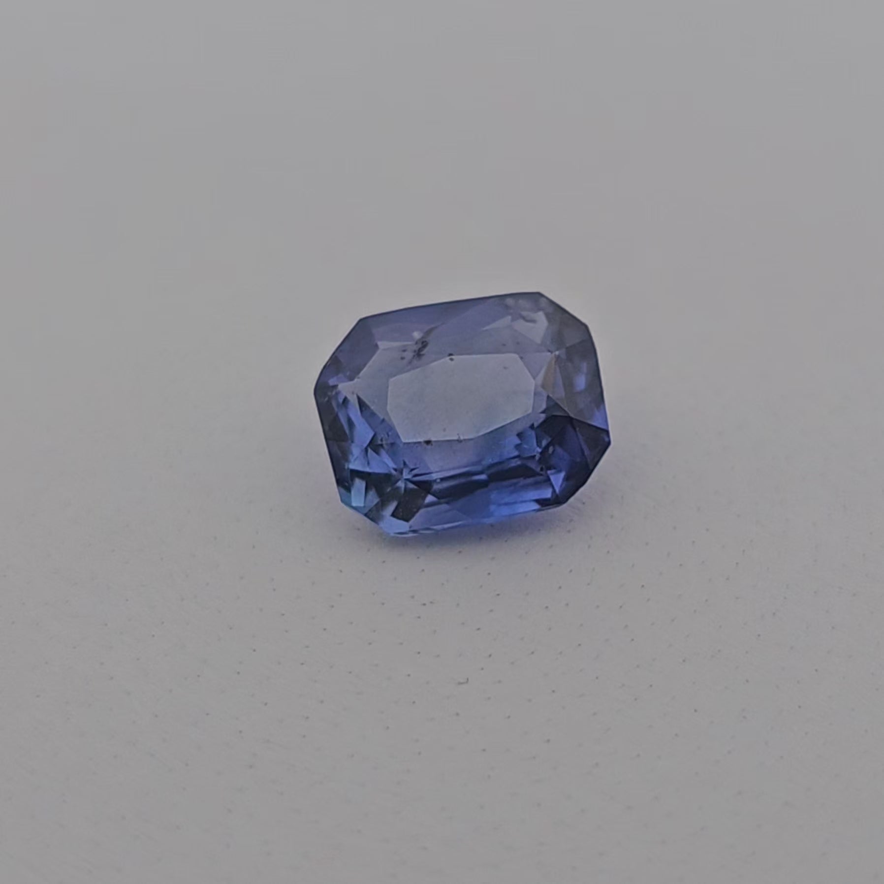 Natural Blue Sapphire Stone 2.54 Carats Emerald Cut