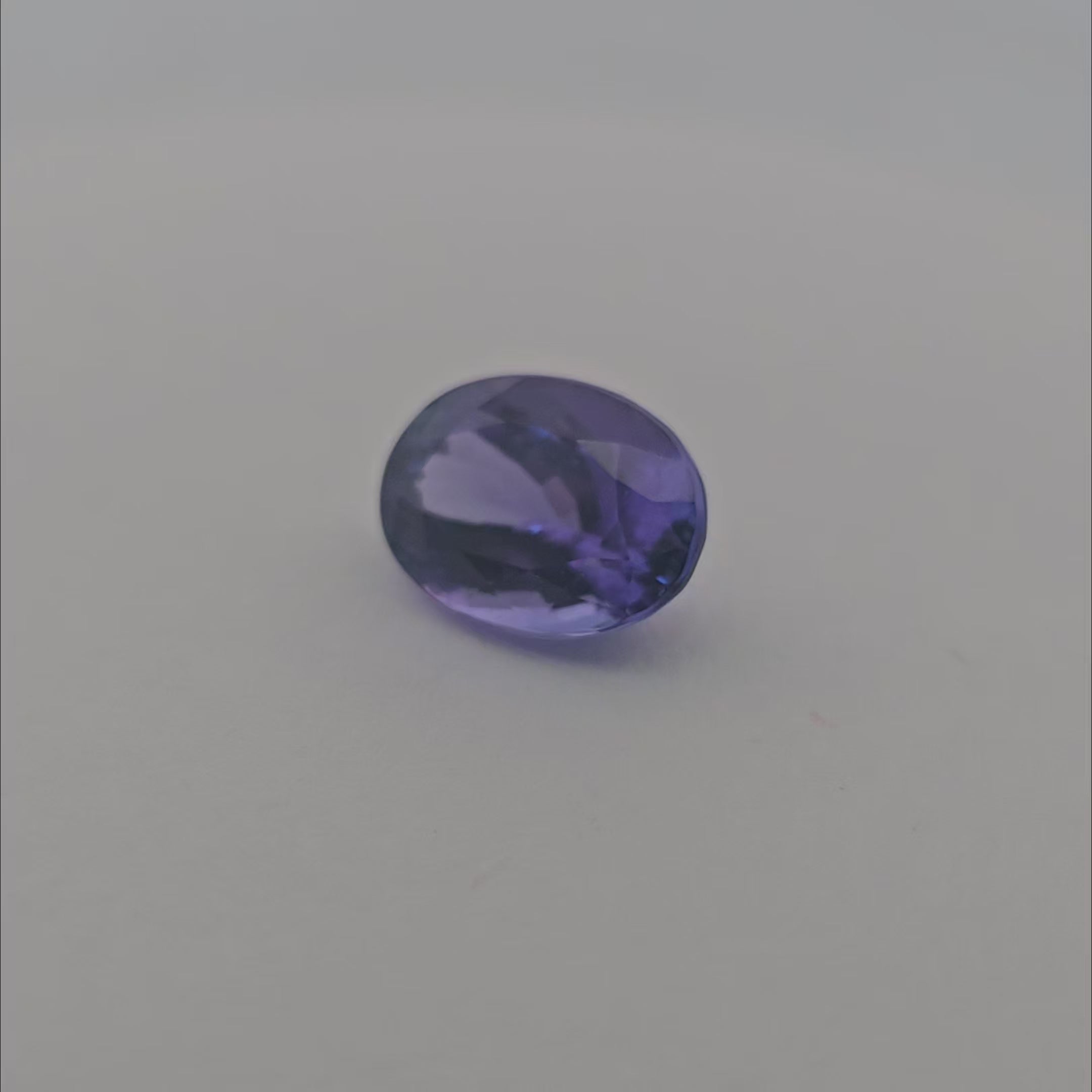 Natural Blue Tanzanite Stone 5.68 Carats Oval Cut (12.8 x 9 mm)