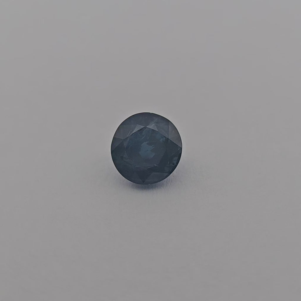 loose Natural Blue Sapphire Stone 1.92 Carats Round Shape 7mm