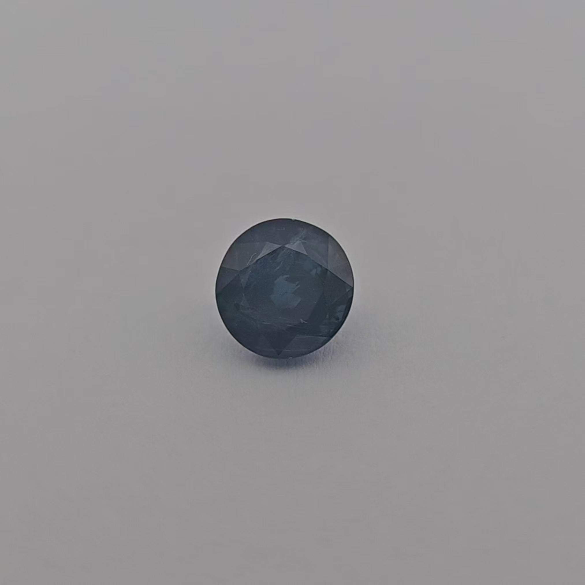 loose Natural Blue Sapphire Stone 1.92 Carats Round Shape 7mm
