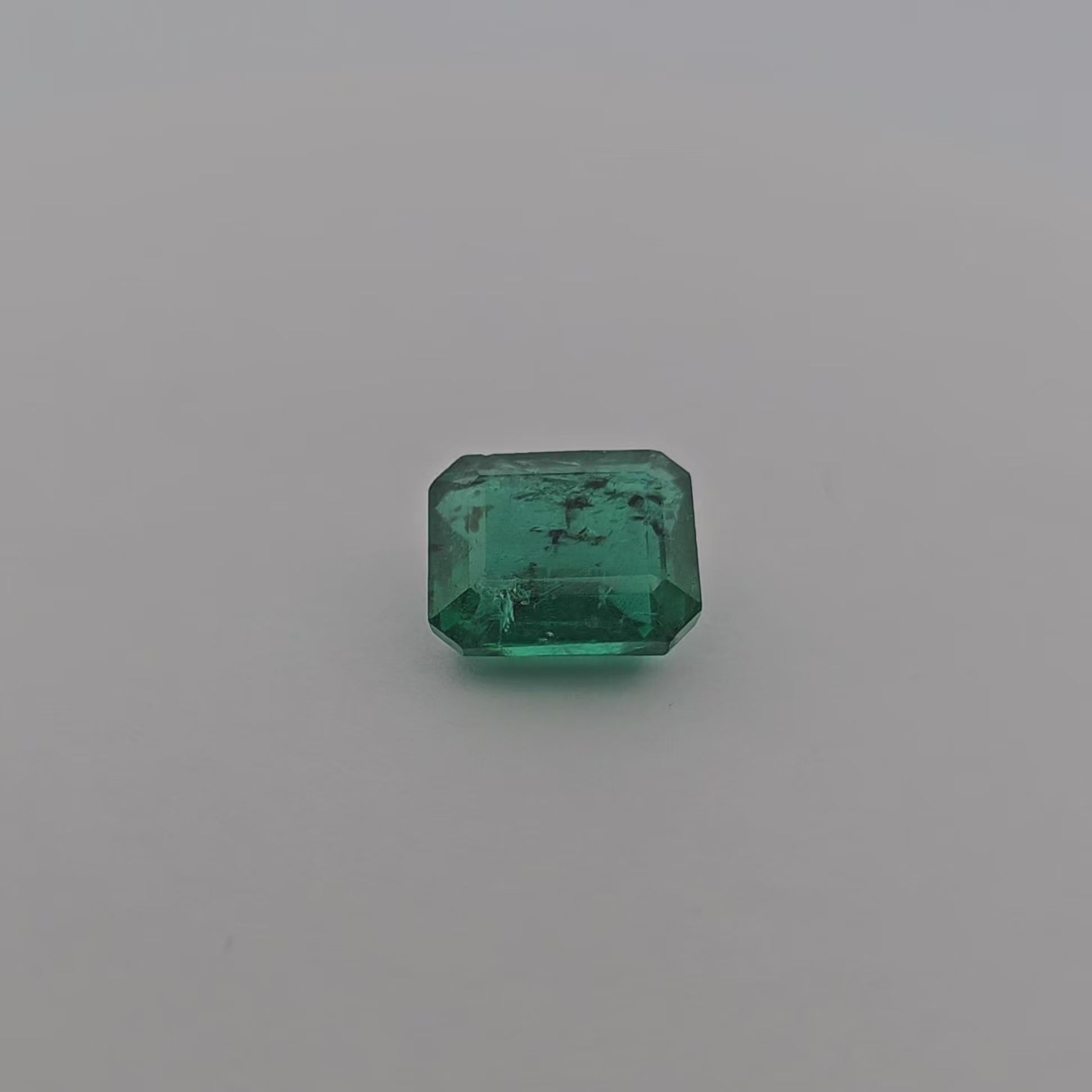 Natural Zambian Emerald Stone 4.30 Carats Emerald Cut 10.4 x8.8 mm