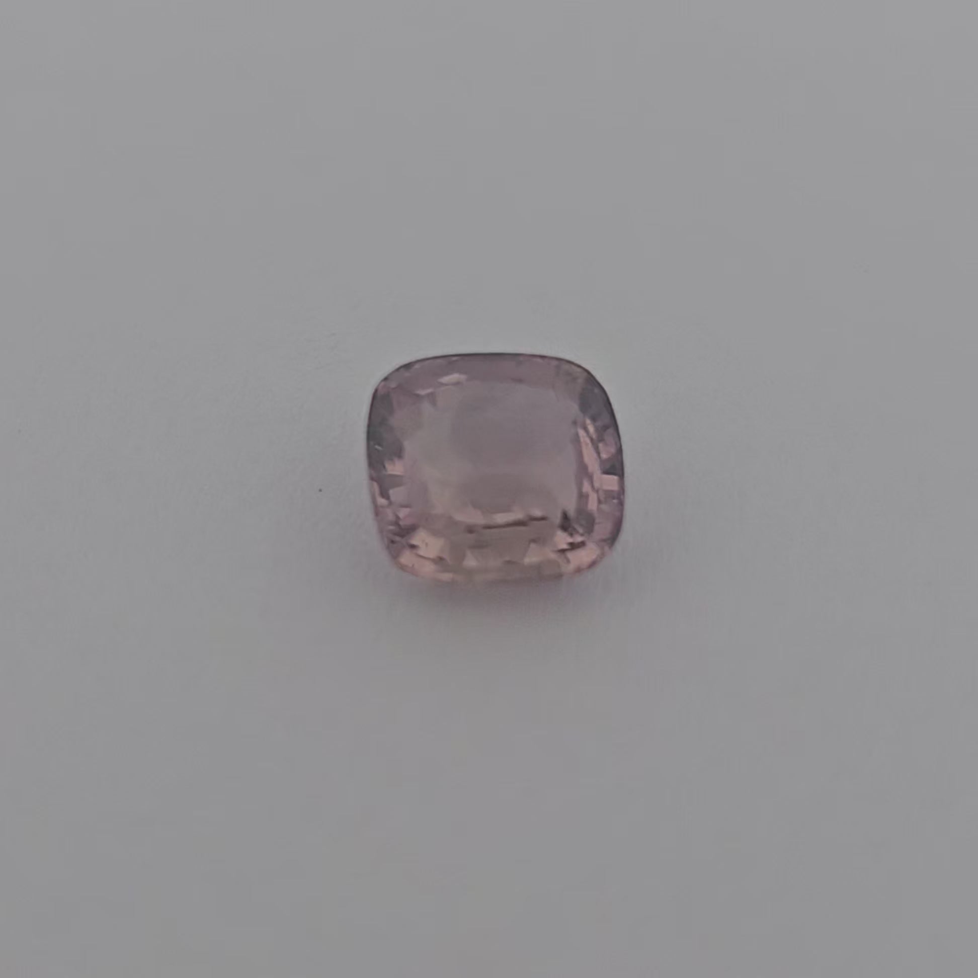loose Natural Brown Sapphire Stone 1.61 Carats Cushion Brown 7 x 6.5 mm