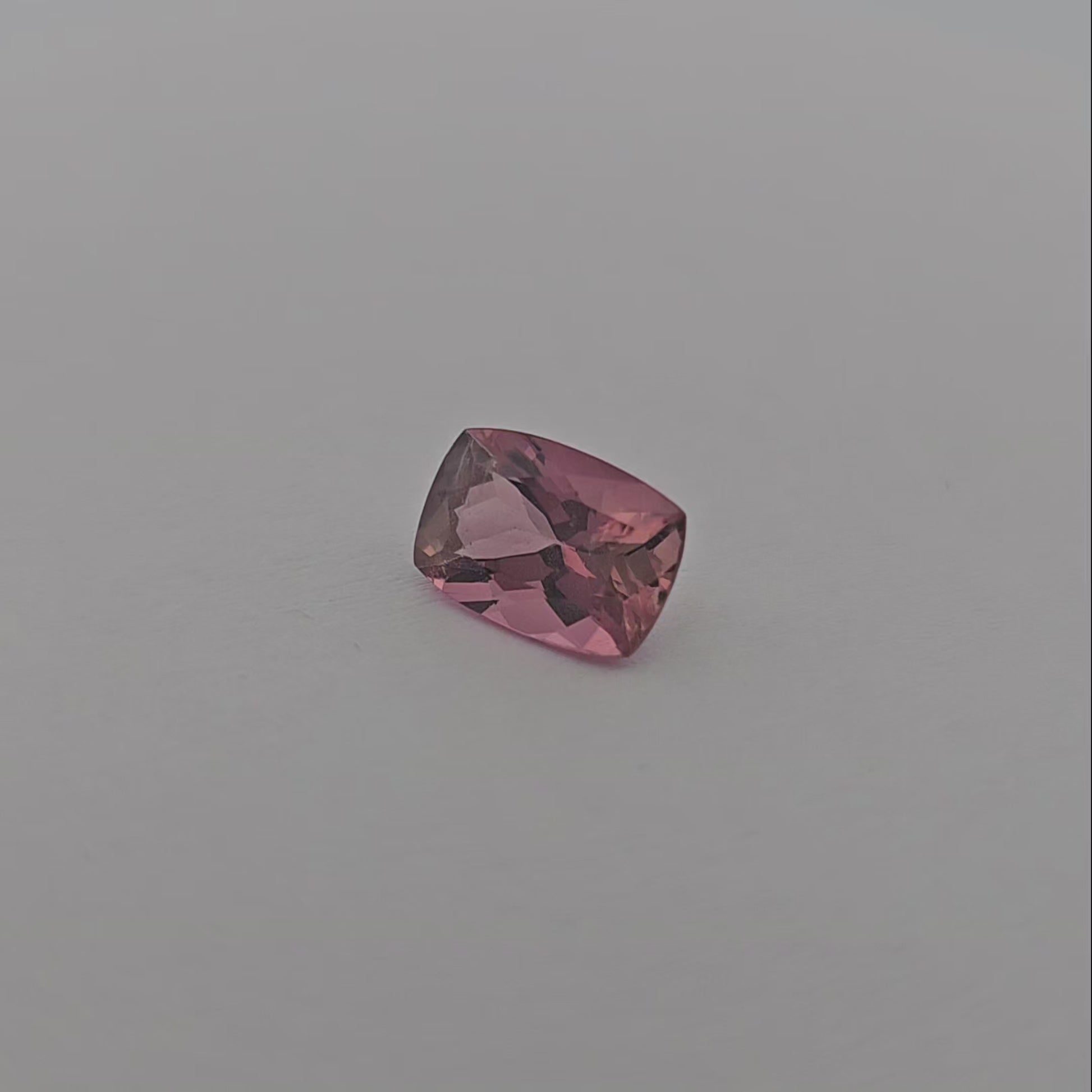 loose Natural Pink Tourmaline Stone 1.67 Carats Cushion Cut (9x6.5 mm)