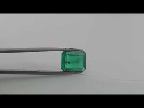 Natural Zambian Emerald Stone 5.18 Carats Emerald Cut 12.01x10.21x5.55 mm