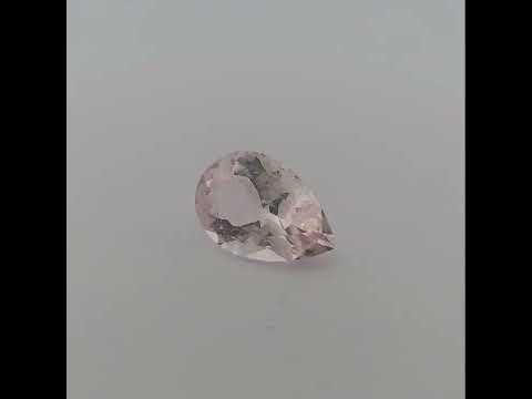 Natural Pink Morganite Stone 8.81 Carats Pear Cut (18 x 12 mm)