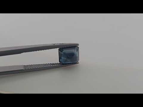 Blue Sapphire Asscher cut 3.17 Carat  From African Origin Buy Online