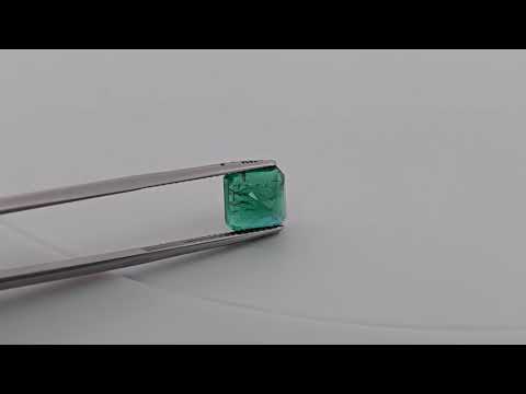 Natural Zambian Emerald Stone 3.66 Carats Asscher Cut