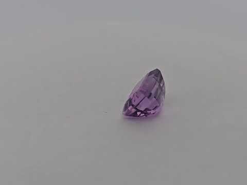 Natural Purple Amethyst  Stone 4.16 Carats Emerald Cut( 10x8 mm)