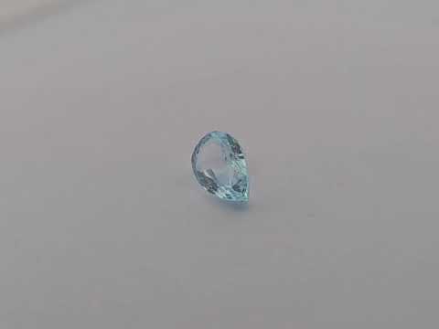 Natural Sky Blue Topaz Stone 3.41 Carats Pear Shape  ( 11x7 mm )