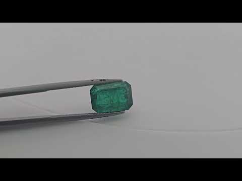 Natural Zambian Emerald Stone 5.36 Carats Emerald Cut ( 11.8x8.41x6.53 mm )