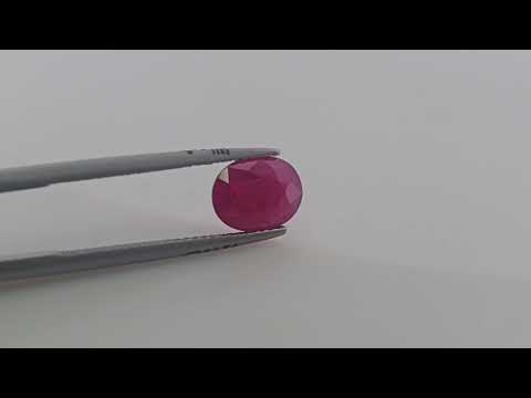 Ruby oval Burma 2.22 carats natural
