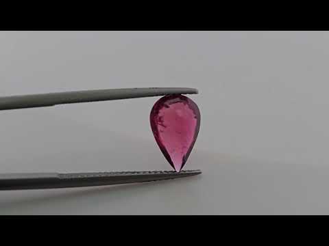 Pink Tourmaline Natural in Pear Cut From Africa 2.68 Carats with 11.5 by 8 MM