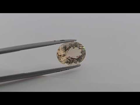 Natural Green Tourmaline Oval Cut 3.49 Carats in Green Color for Sale