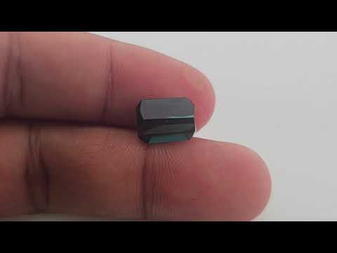 Natural Blue Tourmaline Gemstone From Africa in 3.40 Carats for Sale