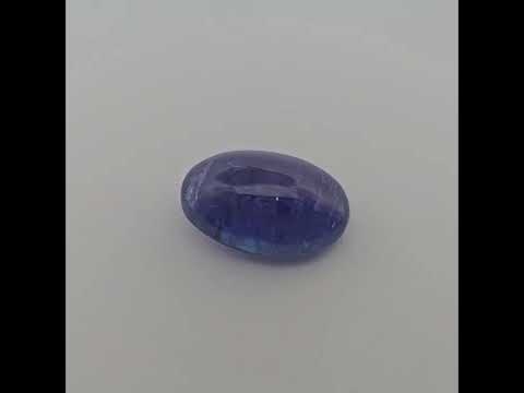 for sale Natural Blue Tanzanite Stone 30.58 Carats Cabochon Cut (22 x 15.5 mm)