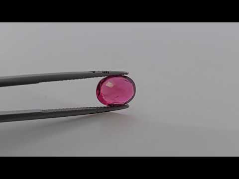 Oval Cut Natural Rubellite Tourmaline in 2.82 Carats with 10 by 8 mm Size