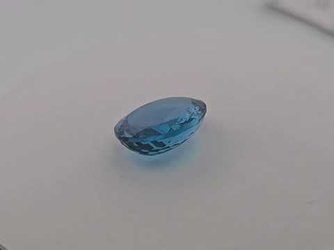 for sell Natural London Blue Topaz Stone 30 Carats Oval Shape  (22.5x17.6 mm )
