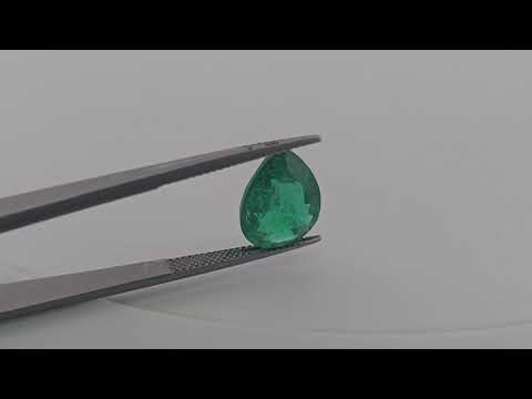 Natural Zambian Emerald Stone 6.01 Carats Pear Cut