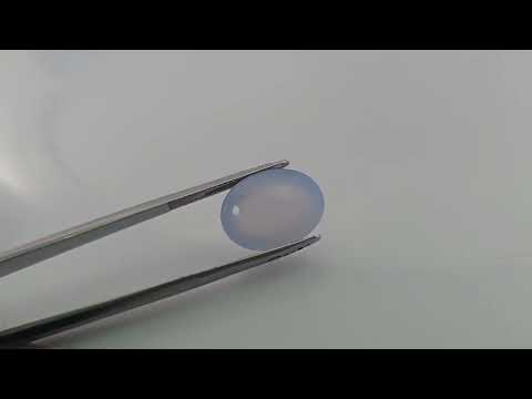 Natural Chalcedony Stone 12.20 Carats Oval Cabochon Cut (16x12mm)