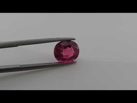 Natural Pink Tourmaline 3.16 Carats From Africa in Oval Shape 9.5 by 8.5 mm