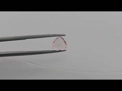 Natural Pink Morganite Stone 1.36 Carats Heart Cut (8 mm)