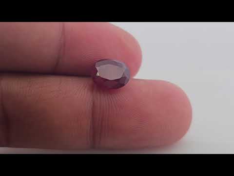 Natural Ruby Oval Cut 2.12 Carat from Mozambique Deep Red Color 8.8 x 7.23 mm
