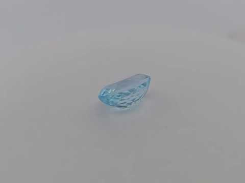 Natural Swiss Blue Topaz Stone 1.10 Carats Princess Shape  ( 6 mm )