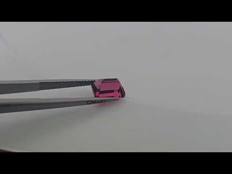 Natural Tourmaline Gemstone in 2.7 Carats with Emerald Cut Shape for Sale