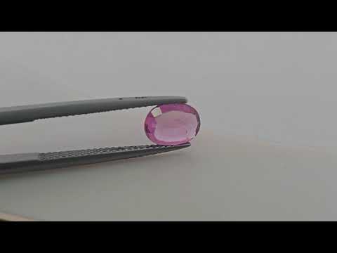 Natural Pink Sapphire Gemstone 1.13 Carats Oval Cut Shape