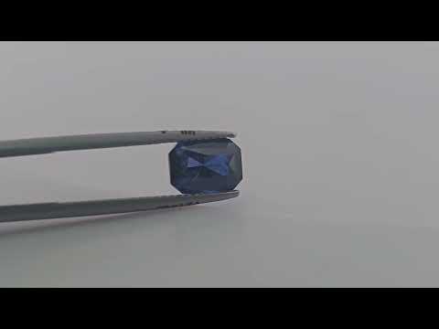 Natural Blue Sapphire Stone 3.04 Carats Emerald Cut Shape 8.6x6.5 mm