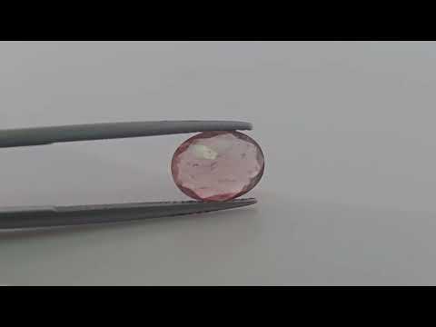 Natural Orange Tourmaline Gemstone in Oval Shape 2.05 Carats
