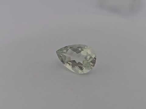 for sale Natural Green Amethyst  Stone 5.34 Carats Pear  ( 15x10  mm)