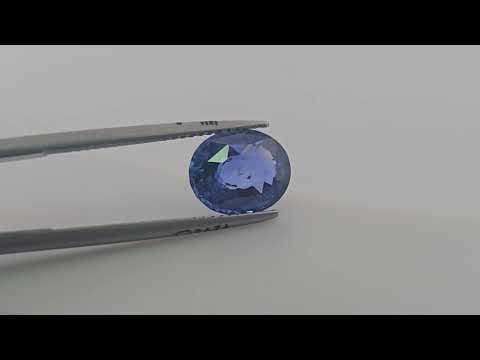Natural Blue Sapphire Stone 3.03 Carats Oval Shape 8.91x6.81x5.13 mm
