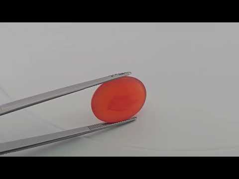 Natural Carnelian Stone 22.65 Carats Oval Cabochon Shape ( 23x18 mm ) for sale