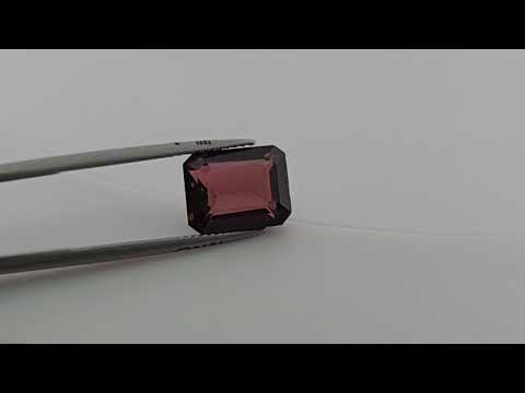 Natural Tourmaline Gemstone in Emerald Cut With 5.44 Carats Weight