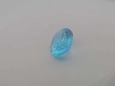 for sale Natural Swiss Blue Topaz Stone 30 Carats Oval Shape  ( 22x17.3 mm )