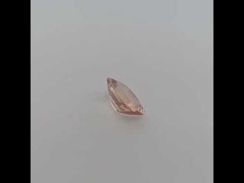 Natural Peach Morganite Stone 4.60 Carats Cushion Cut (12x10 mm)