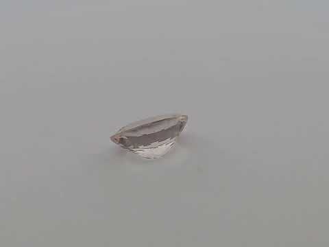 Natural Peach Morganite Stone 2.8 Carats Oval Cut (11x9 mm)