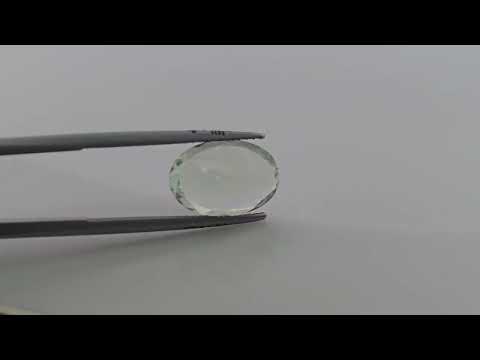 Natural Green Tourmaline Stone 4.53 Carats Weight in Oval Shape