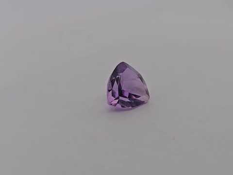 Natural Purple Amethyst  Stone 2.37 Carats Trilliant Cut( 9 mm)