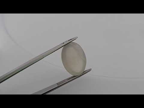Natural Milky Moonstone Stone 12.56 Carats Oval Cabochon Shape ( 18x12 mm )