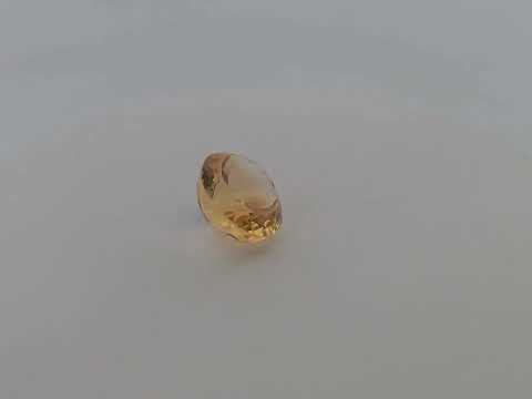 Natural Citrine Stone 9.42 Carats Oval Cut (15.3X14 mm)