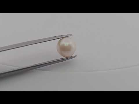 Natural Pearl Moti  Stone 4.36 Carats Round Cabochon Shape ( 8.5 mm )